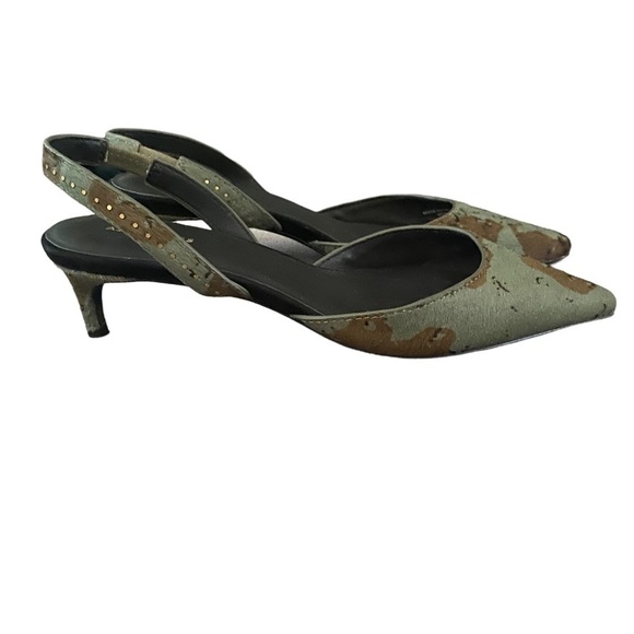 AllSaints Mia Sling Back Kitten Calf Shoe SZ 37